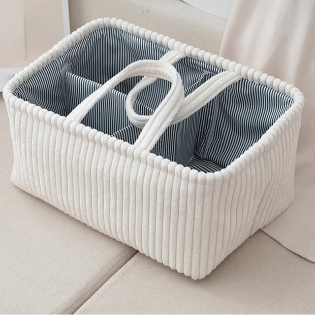 Fwttom Diaper Wet Storage Bag Compartment Storage Basket