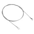 thumbnail image 1 of Unique Bargains Oeillets de Cordon en Acier Inoxydable 2mmx100cm Corde Métallique à Extrémité 6 Pack, 1 of 5