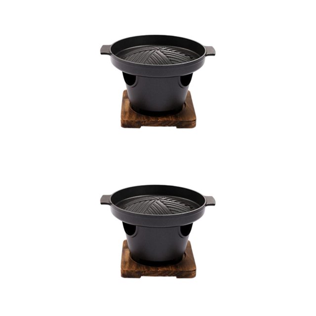 Thinsony BBQ Grill One Person Alcohol Stove Furnace Triangular Tools Lightweight Small 2Set