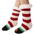 thumbnail image 1 of FhsagQ Chaussettes Chaussettes de Costume pour Femmes Ensemble Chaussettes Pantoufles pour Femmes avec Chaussettes Pantoufles Non Doublées Chaussettes pour Femmes Résille Chaussettes pour Femmes Grande Taille Noir Taille Unique, 1 of 5