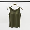 thumbnail image 3 of Débardeurs pour Femmes et Titre de Produit Débardeurs pour Femmes avec Soutien-Gorge Intégré Camisole Décontractée Sans Manches d'Été à Col Rond Grande Taille Rembourrée Haut d'Entraînement, 3 of 3