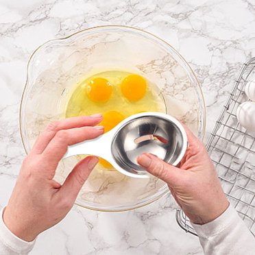 TopLLC Kitchen Gadgets, Kitchen Accessories, Kitchen Utensils, Kitchen Tool 304 Stainless Steel Eggs White Separator Household Kitchen Baking Eggs Separator Filter Eggs Egg white separator
