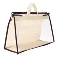 thumbnail image 1 of Unique Bargains Handbag Dust Bags, M Size PVC Dustproof Transparent Purse Protector, Beige, 1 of 5