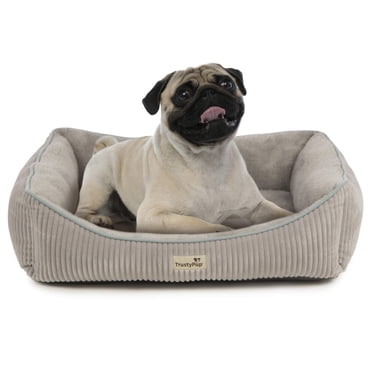 FurHaven Lounge autour du lit pour chiens et chats Moyen, 27x21x7
