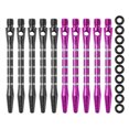 thumbnail image 1 of MasteelfCA 10 Sets of Portable Shafts 2BA Rods Aluminum Alloy Shafts, 1 of 8