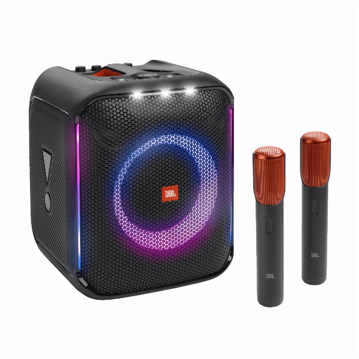 Open Box - JBL PartyBox Encore Bluetooth Speaker with 2 Microphones (JBLPBENCORE2MICAM)