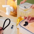 thumbnail image 4 of Large Capacity Plastic Water Dispenser Beverage Dispenser with Faucet | Ice Lemon Juice Container with Lid | Fruit Teapot Drink Bucket for Home Kitchen Refrigerator Outdoor Parties, 4 of 8