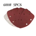 thumbnail image 1 of 5 Pcs 140*98mm Sandpaper Triangle Hook & Loop Abrasive Sanding Disc Grit 40-1000, 1 of 7