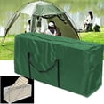 thumbnail image 3 of yuksok Christmas Tree Storage Bag Oxford Material Heavy Duty Xmas Storage Container (Green) 122x39x55cm, 3 of 9
