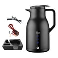 thumbnail image 2 of Car Kettle Kettle Truck Kettle Fast Heating Kettle Electric Car Kettle Tea Maker Black With Base, 2 of 9