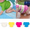 thumbnail image 3 of Baby Swim Diaper Reusable Absorbent Washable Nappies - White (for5-10KG), as described, 3 of 8