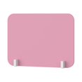 thumbnail image 1 of jinwen Desk Divider Privacy Divider Checkout Counter for Call Center Countertop Pink, 1 of 8