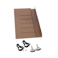 thumbnail image 3 of Detachable Easel Tray Shelf, Sketch Rack Tray, Storage Painting Tools,Paintbrush Tray for Outdoor,Tabletop,Indoor,Enthusiasts Brown, 3 of 8