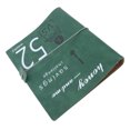 thumbnail image 1 of Premium Leather 52 Week Challenge Book, Cash Envelopes Transparent PP Film Money Saving Planner Book for Couples, Families, 1 of 7