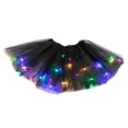 thumbnail image 2 of Women 3 Level Mesh Tulle Skirt Princess Skirt With LED Small Bulb Skirt, 2 of 4