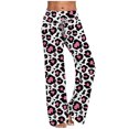 thumbnail image 1 of Pantalon de Détente à Jambe Grand pour Femmes, Confortable et Décontracté, Pyjama, Imprimé Floral, Taille Élastique, 1 of 1