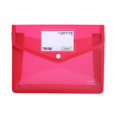thumbnail image 2 of Ecohintz Plastic Folders A5 Expanding File Folder - Snap-Closure Document Organizer with Pockets | Transparent School/Office Pouch, Plastic Folders with Snap Closure, Red, 2 of 8