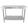 thumbnail image 2 of Électroménagers de Restaurant,DuraSteel 0.6 Tables de Travail Commerciales en Acier Inoxydable, 2 of 12