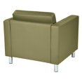 thumbnail image 3 of Fauteuil Pacific en Tissu Vinyle Vert Sauge Dillon, 3 of 4