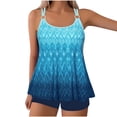 thumbnail image 2 of Cameland Women Large Print Split Swimsuit Skirt Bikini Split Swimsuit Suit, 2 of 6