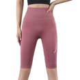 thumbnail image 2 of pitrice Short de Yoga en Nylon pour Femmes, Absorbant la Sueur, Lifting Corporel, Leggings de Musculation, Rouge L, 2 of 9