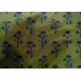 thumbnail image 4 of oneOone Cotton Silk Fabric Leaves & Floral Block Print Fabric By The Yard 42 Inch Wide, 4 of 4