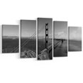 thumbnail image 2 of Golden Gate Bridge in Gray Panorama, 2 of 3