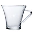 thumbnail image 1 of Tasse à Espresso Transparente Tasse d'Eau Pratique Tasse à Café en Verre avec Poignée, 1 of 9