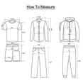 thumbnail image 3 of HUITKMM Men's Hoodies Men's Solid Color Personality Dark Style Full Body Zipper Long Hooded Sweater Jacket, 3 of 8