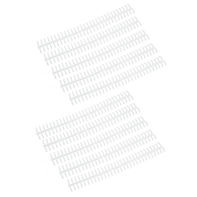 Binding Spines, Manual Bound 30 Holes Aging Resistant Binding Coils For Office Transparent