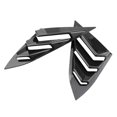 thumbnail image 4 of Side Vent Window Louvers Car Rear Quarter Spoiler Panel Fit For Honda Civic Seden Only 2016 To 2020 ABS Sun Shade, 4 of 7