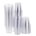 thumbnail image 1 of TashiBox 9 oz Disposable Plastic Party Cups, Tumblers, 100 Count, Crystal Clear, 1 of 4
