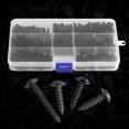 thumbnail image 3 of WALFRONT 340Pcs Flange Self Tapping Screws Bolt Cross Head Black Assorted Set with Case , Self Tapping Screws,  Black Assorted Screws Set, 3 of 8