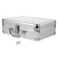 thumbnail image 1 of MasteelfCA Mallette en Alliage d'Aluminium, Étui Rigide Solide, Mallette de Rangement pour Outils de Maquillage, 1 of 9