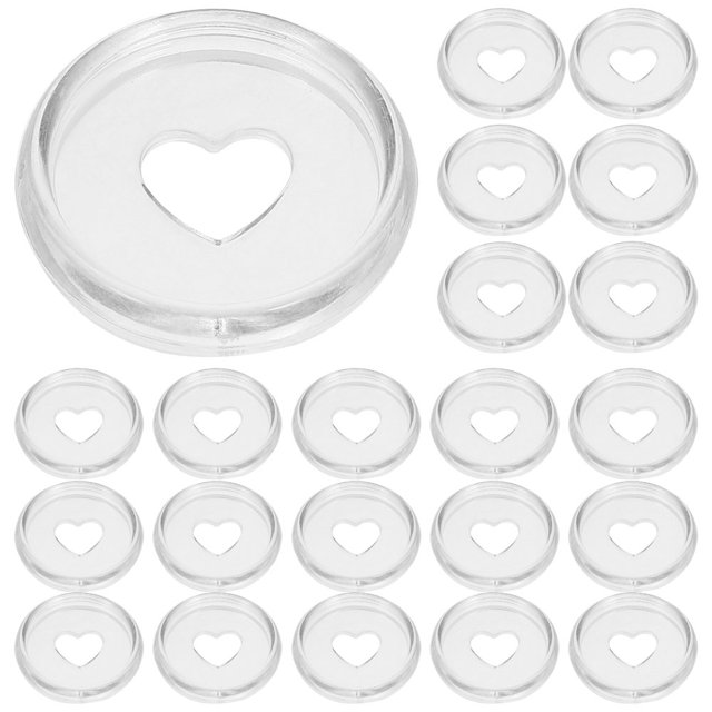 SNNROO Disques Distributifs pour Planificateur Matériau ABS Transparent 30 Pcs Disques Classeurs Ronds 1.18 Pouces