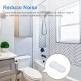 thumbnail image 2 of 4Pc Bathroom Hardware Toilet Seat Bumpers Attachment Replacement Strong Adhesive, 2 of 7