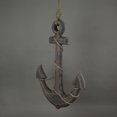 thumbnail image 2 of Natural Brown Finish Ship Anchor and Rope Nautical Wall Hanging, 2 of 3