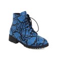 thumbnail image 4 of Bottes Hautes à Plateforme à Talons Hauts Épais pour Femmes à Manches, à Agencement de Couleurs de Fleurs d'Automne et d'Hiver, 4 of 5