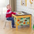 thumbnail image 4 of Costway Table d'Activités 3-en-1 pour Enfants avec Bac à Eau Pliable Sac de Rangement Grande Capacité, 4 of 10