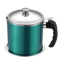 thumbnail image 1 of Oil Strainer Pot Stainless Steel Bacon Grease Can Oil Storage Can Container with Fine Mesh for Storing Frying Oil and Cooking Grease, 1 of 7