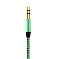 thumbnail image 4 of Colorful Braided Wire Metal 3.5mm Male to Male AUX Car Audio Recording Cable, 4 of 7