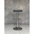 thumbnail image 4 of Bronte Living Leatherette Bar Stool with Adjustable Height, 360 Swivel Design and Pedestal Base with Footrest for Kitchen, Bar, Kitchen Island - Series Patricia - Set of 2, 4 of 8