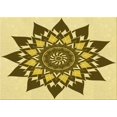 thumbnail image 1 of Ahgly Company Machine Washable Indoor Rectangle Transitional Oak Brown Area Rugs, 2' x 3', 1 of 7