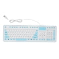 thumbnail image 1 of Clavier en Silicone, Clavier en Silicone Pliable 106 Retrousser Clavier Étanche Clavier Haut de Gamme Performance, 1 of 8
