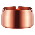thumbnail image 1 of IMENGL Clearance! Delayuji Home Decor Stainless Steel High Temperature Resistant Drop Resistant Round Design Ashtray One Size Gold, 1 of 1