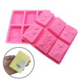 thumbnail image 3 of Moule à Savon Non Collant Réutilisable Fait Main Rectangle 3D Abeille Moule à Pâtisserie en Silicone pour Cuisine, 3 of 8