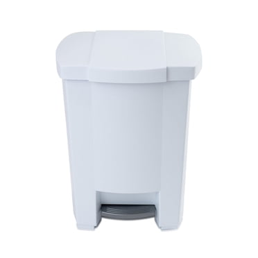 Mistral 30L Step on Garbage Can White