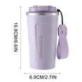 thumbnail image 3 of JWshufel Stainless Steel Coffee Mug Intelligent Temperature Display Portable Insulated Cup with Lifting Rope for Hot Cold Drinks Lightweight Easy to Carry and Clean, 3 of 5