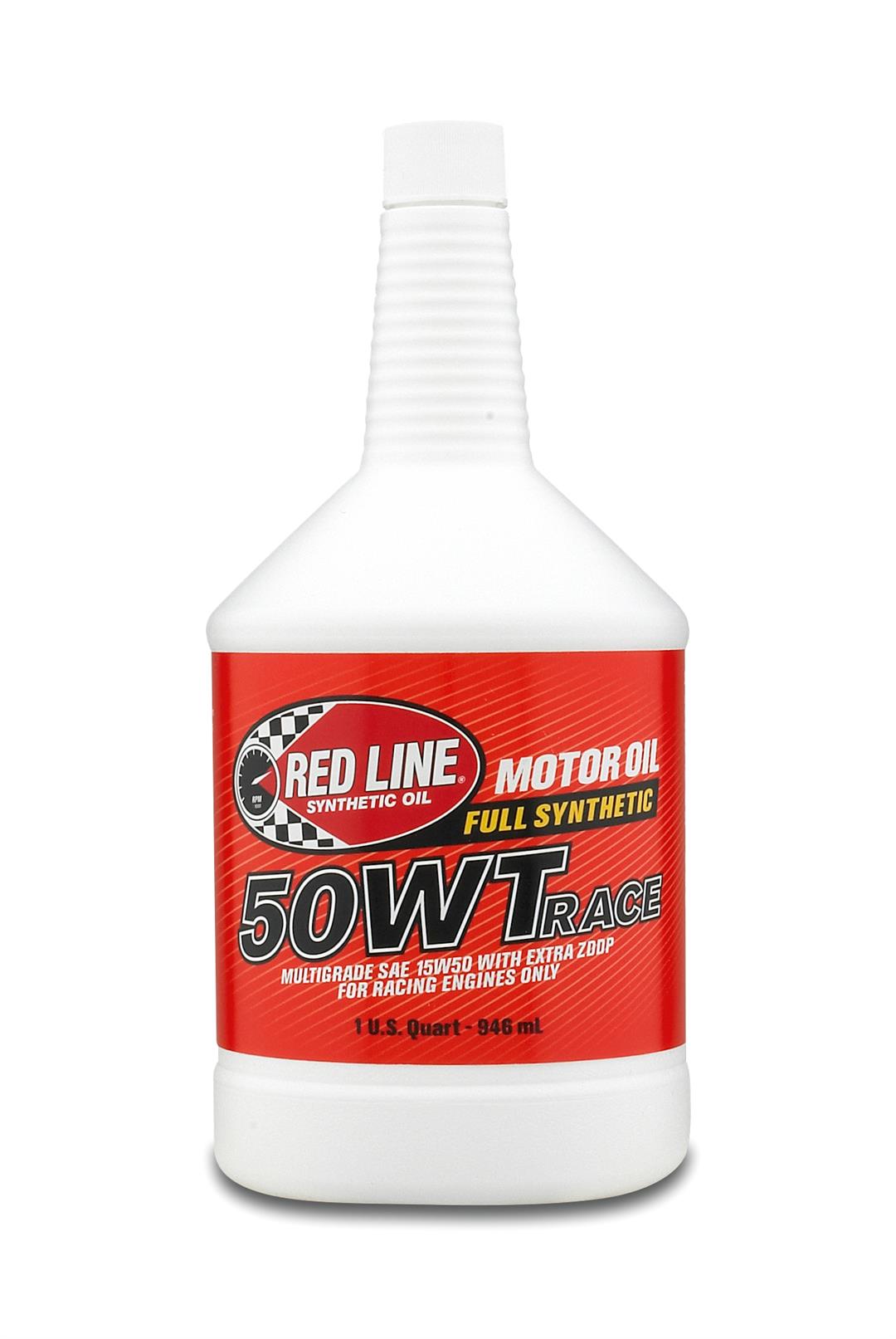 Red Line Oil Oil 10504 SAE 50WT 15W-50; Synthetic; 1 Quart Bottle; Single; Race Oil