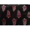 thumbnail image 4 of oneOone Cotton Silk Fabric Leaves & Paisley Block Print Fabric BTY 42 Inch Wide, 4 of 4